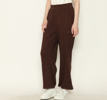 SETTER KNIT LADIES PANTS CARGO BROWN