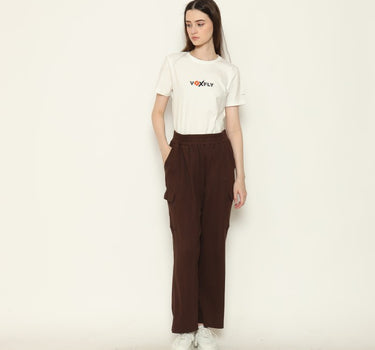 SETTER KNIT LADIES PANTS CARGO BROWN
