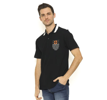 HOBO MEN POLO SHIRT BLACK
