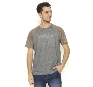 REBELLION RAGLAN MEN TEE GREY