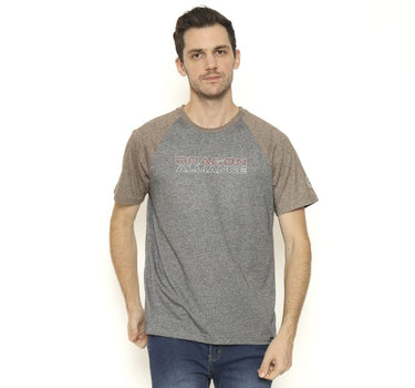 REBELLION RAGLAN MEN TEE GREY