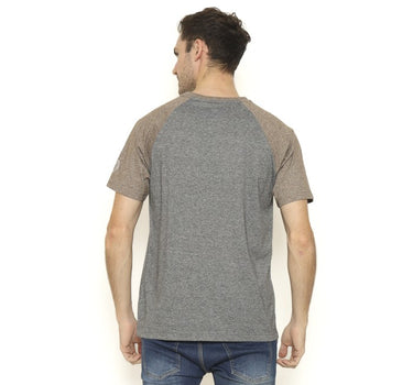 REBELLION RAGLAN MEN TEE GREY
