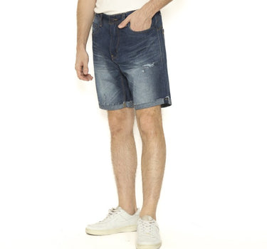 BIKER MEN WALKSHORT DENIM NAVY