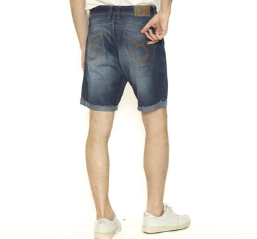 BIKER MEN WALKSHORT DENIM NAVY