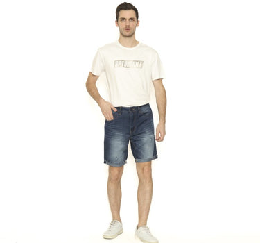 BIKER MEN WALKSHORT DENIM NAVY