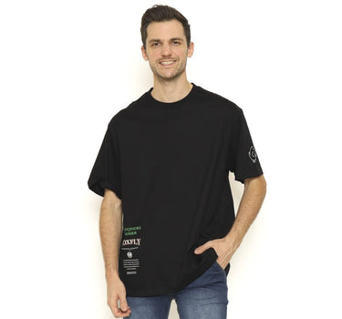 RHUDE OVERSIZE MEN TEE BLACK
