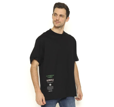 RHUDE OVERSIZE MEN TEE BLACK
