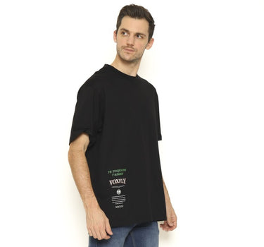 RHUDE OVERSIZE MEN TEE BLACK