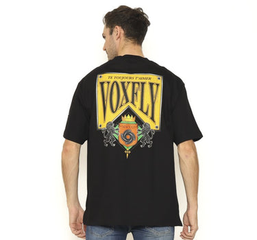 RHUDE OVERSIZE MEN TEE BLACK