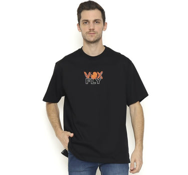 OILCRYLIC OVERSIZE MEN TEE BLACK