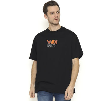 OILCRYLIC OVERSIZE MEN TEE BLACK