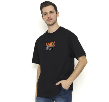 OILCRYLIC OVERSIZE MEN TEE BLACK