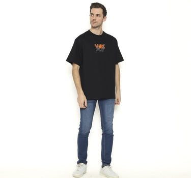 OILCRYLIC OVERSIZE MEN TEE BLACK
