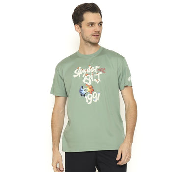 STRACOM TENCEL MEN TEE ARMY GREEN