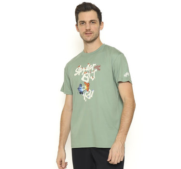 STRACOM TENCEL MEN TEE ARMY GREEN