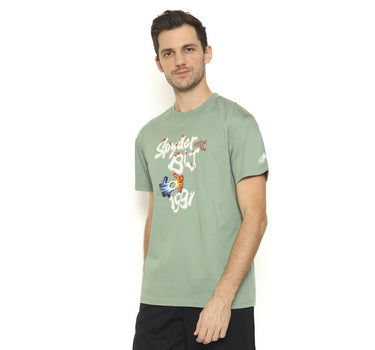 STRACOM TENCEL MEN TEE ARMY GREEN