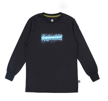 THUNDER KIDS LONG TEE BLACK
