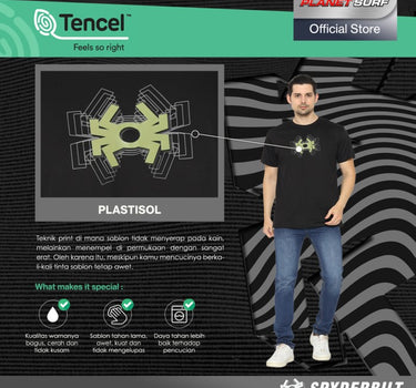 ALEXTO TENCEL MEN TEE BLACK