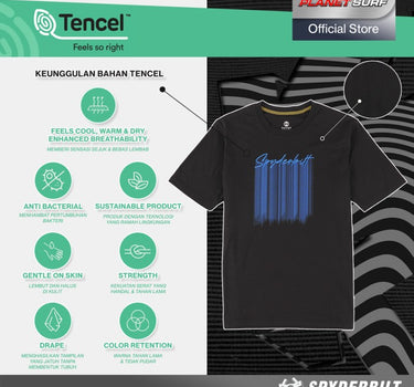 BUDWIZER TENCEL KIDS TEE BLACK