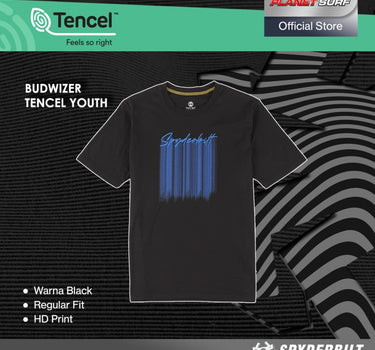 BUDWIZER TENCEL YOUTH TEE BLACK