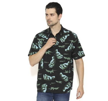 HANDOOM MEN SHIRT BLACK