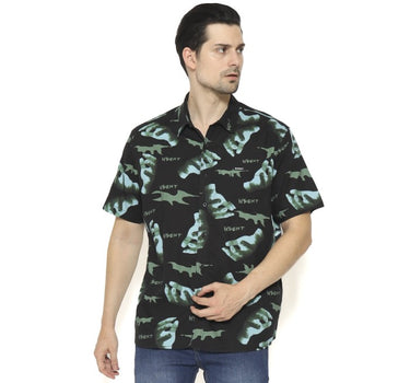 HANDOOM MEN SHIRT BLACK