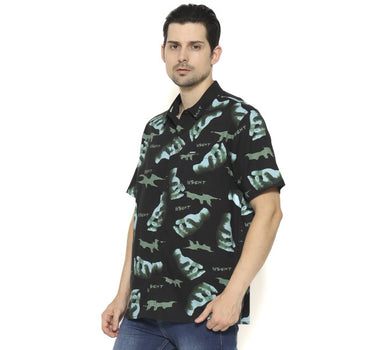 HANDOOM MEN SHIRT BLACK