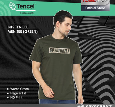 BITS TENCEL MEN TEE GREEN