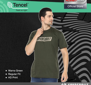 BITS TENCEL MEN TEE GREEN