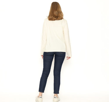 LOVE LADIES LONG TEE CREAM