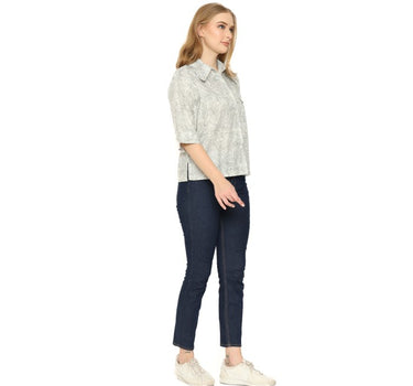 TROPICAL LADIES SHIRT WHITE