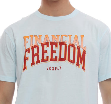 Voxfly Kaos Lengan Pendek Pria Financial Freedom Men Tee Planet Surf