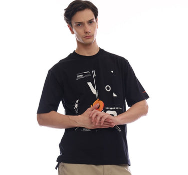 Voxfly Kaos Lengan Pendek Pria Futuristic Men Tee Planet Surf