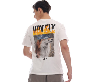 Voxfly Kaos Lengan Pendek Pria Fire Fox Men Tee Planet Surf