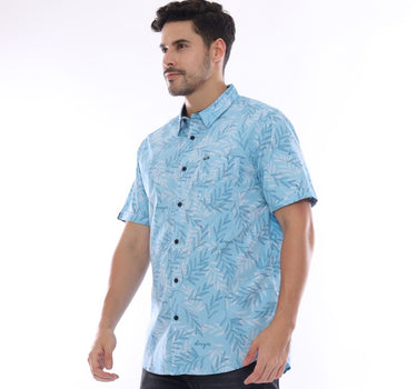 PULLMINT MEN SHORT SHIRT BLUE