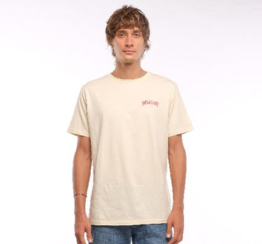 B LIVING LIVE TEE  CREAM