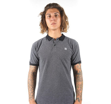 A YELLY POLO  BLACK