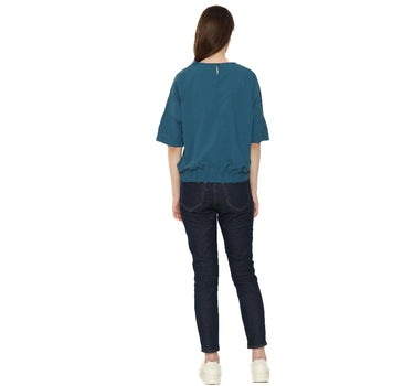 Planet Surf Clothing Kemeja Lengan Pendek Wanita Rayla Ladies Blouse Planet Surf