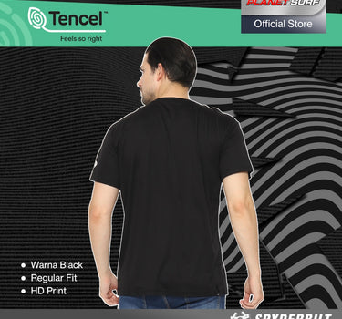 STRACOM TENCEL MEN TEE BLACK