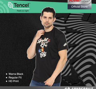 STRACOM TENCEL MEN TEE BLACK
