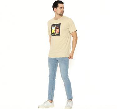 SPLITTER MEN TEE CREAM