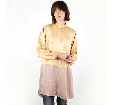 ARIADNA LADIES SHIRT LONG  MUSTARD
