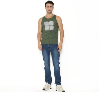 Insight Kaos Singlet Pria Greeks Men Singlet Green Planet Surf