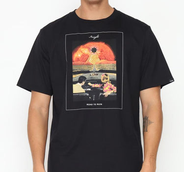 Insight Kaos lengan pendek Pria Omegoz Men Tee Planet Surf