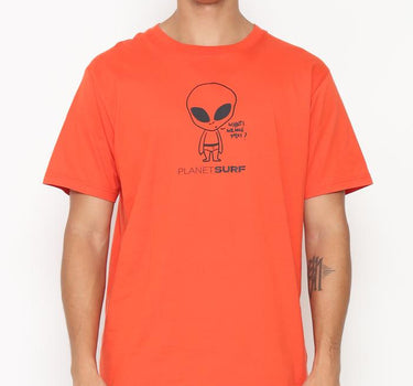 Planet Surf Clothing Kaos lengan pendek Pria Memesis Men Tee Planet Surf