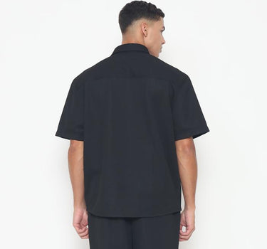 Spyderbilt kemeja lengan pendek Pria Bruns Men Shirt Planet Surf