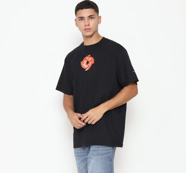 Voxfly Kaos lengan pendek Pria Spraypaint Graffiti Men Tee Planet Surf