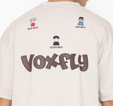 Voxfly Kaos lengan pendek Pria Jellyfish Oversize Men Tee Planet Surf