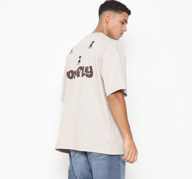 Voxfly Kaos lengan pendek Pria Jellyfish Oversize Men Tee Planet Surf