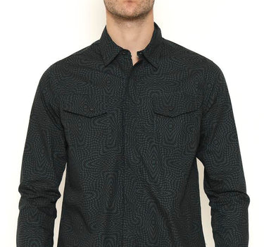 Insight Kemeja Lengan Panjang Pria Hypnotic Men Shirt Long Planet Surf